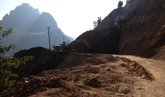 Laos Road Works